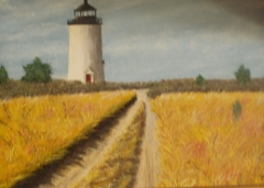 Road to lighthouse
