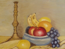 Fruit in a bowl study